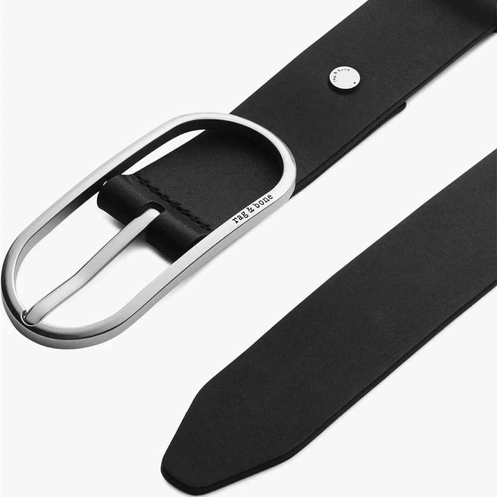 Rag & Bone Rounded Rebound Leather Belt